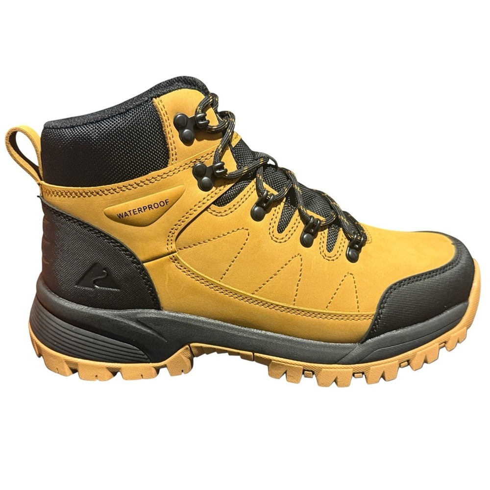 New Men's Hiking Trail Camping Outdoor Boot Brown Leather Size 10.5